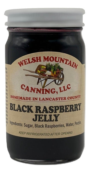 JellyBLACK RASPBERRY JELLY - Amish Homemade Fruit Spread USAblack raspberrydipSaving Shepherd