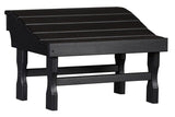 ADIRONDACK CHAIR FOOTREST - 4 Season Maintenace Free Poly Outdoor Ottoman in 19 Colors