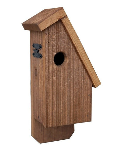 BirdhouseRUSTIC BLUEBIRD BIRDHOUSE - Recycled Mushroom Wood Bird Housebirdbird houseSaving Shepherd