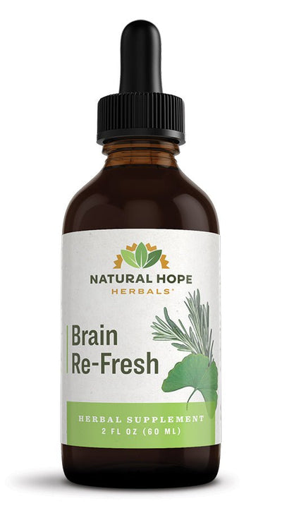 Herbal SupplementBRAIN RE-FRESH - 6 Herbal Tonic BlendalertbrainSaving Shepherd