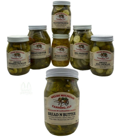 PicklesBREAD & BUTTER PICKLES - 16 & 32 oz Jars Amish Homemade in Lancaster USAbeadbutterSaving Shepherd