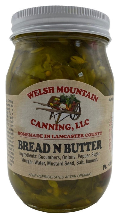 PicklesBREAD & BUTTER PICKLES - 16 & 32 oz Jars Amish Homemade in Lancaster USAbeadbutterSaving Shepherd