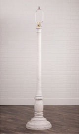 Floor LampWOODSPUN COLONIAL FLOOR LAMP ~ "Vintage White" Textured Finish with Punched Tin Shadefloor lampfloor lightSaving Shepherd