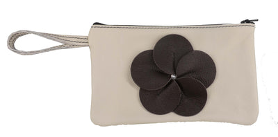 Clutch PurseLEATHER FLOWER CLUTCH - Amish Handmade in USA - 10 COLORSAmishbagSaving Shepherd