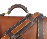 Leather BriefcaseEXECUTIVE LEATHER BRIEFCASE & MESSENGER BAG in ONE ~ Amish Handmade in U.S.A.AmishbackpackSaving Shepherd