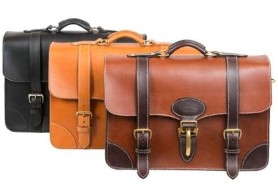 AmeriLeather Partner Leather Briefcase Bag