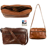 Purse"PARKWAY" LEATHER SHOULDER BAG & HAND PURSE Amish Handmade in USAAmishbagSaving Shepherd