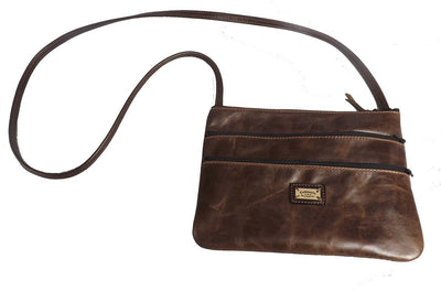 Purse"NEW YORKER" LEATHER CROSSBODY SHOULDER BAG PURSE Amish Handmade in USAAmishbagSaving Shepherd