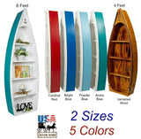 BookcasesBOAT BOOKSHELF - 4' & 6' Amish Handmade Rowboat in 5 ColorsBookcasebookcasesSaving Shepherd