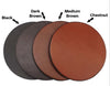 CoastersLEATHER COASTER SET - 4 Plain or Stitched Leather CoastersbeerleatherSaving Shepherd