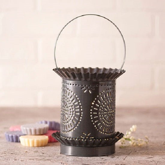 Country LightingJUMBO PUNCHED TIN WAX TART WARMER Handmade COLONIAL CHISEL Accent Lightaccentaccent lightSaving Shepherd