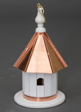 Birdhouse14" HANGING WREN BIRDHOUSE - Copper Roof & Trim Bird Housebirdbird houseSaving Shepherd