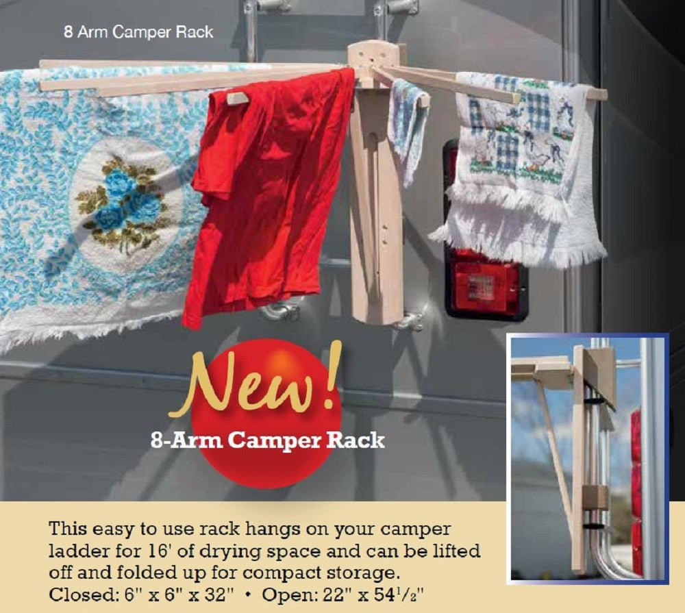 Handmade Furniture | 8 Arm Camping Laundry Hanger | Shop Now – Saving ...