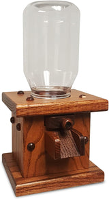 CANDY DISPENSER - Solid Oak & Glass Mason Jar
