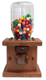 Candy DispenserCANDY DISPENSER - Solid Oak & Glass Mason JarcandycountrySaving Shepherd