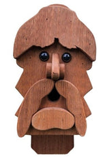 BirdhouseRUSTIC LUMBERJACK BIRDHOUSE - Old Salty Sea Captain Bird Housebirdbird houseSaving Shepherd