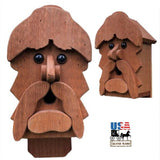 BirdhouseRUSTIC LUMBERJACK BIRDHOUSE - Old Salty Sea Captain Bird Housebirdbird houseSaving Shepherd