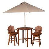 ChairsCAPTAIN'S SWIVEL CHAIR - Amish Red Cedar Outdoor Bistro ArmchairchairchairsSaving Shepherd