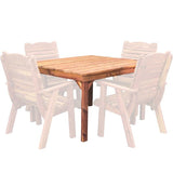 TablesCASUAL DINING TABLE - Amish Red Cedar Outdoor Furnituretabletable and chairsSaving Shepherd