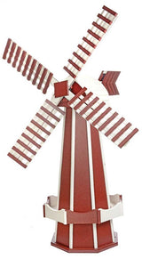 Windmill6½ FOOT JUMBO POLY WINDMILL - Dutch Garden Weather Vane in 22 Colors USAAmishoutdoorSaving Shepherd