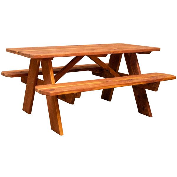 Table & ChairsCHILDREN'S PICNIC TABLE & BENCHES - Amish Red Cedar Outdoor FurniturechildchildrenSaving Shepherd