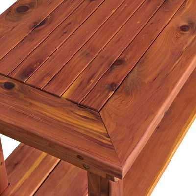 Table & ChairsCOFFEE TABLE - Amish Red Cedar Patio Furniturecoffee tableoutdoor furnitureSaving Shepherd
