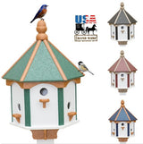 Birdhouse6 ROOM CLASSIC BIRDHOUSE - Amish Handmade Weatherproof Recycled PolybirdbirdhouseSaving Shepherd