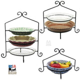 Wrought IronIRON PIE RACK SET - Single Double & Triple Tier Metal Stands USApie rackpie standSaving Shepherd