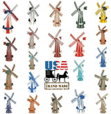 Windmill60" POLY WINDMILL - Working Dutch Garden Weather Vane in 22 Colors Amish USAAmishweather vaneSaving Shepherd