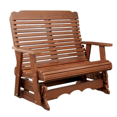 ChairsCONTOURED PATIO GLIDER BENCH - 4 & 5 Foot Red Cedar LoveseatbenchchairSaving Shepherd