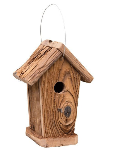 BirdhouseRUSTIC CORN CRIB BIRDHOUSE - Recycled Mushroom Wood Bird Housebirdbird houseSaving Shepherd