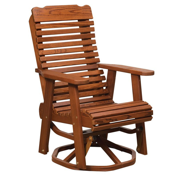ChairsCONTOURED SWIVEL GLIDER CHAIR - Amish Red Cedar Outdoor FurniturechairchairsSaving Shepherd