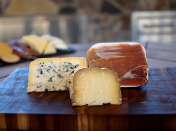 Food Gift BasketsCOUNTRY CHARCUTERIE - 2 Cheeses with Appalachian Aged Schinken & Cutting BoardbundledelicacySaving Shepherd