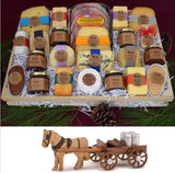 Food Gift BasketsCOUNTRY PARTY - Best of Cheese, Sweets & Condiments with Wood ToybundledelicacySaving Shepherd