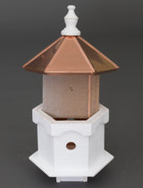 BirdhouseDOUBLE BLUEBIRD HOUSE - 2 Room Copper Birdhouse Condobirdbird houseSaving Shepherd