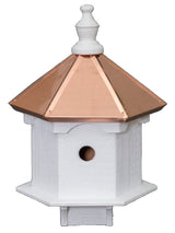 BirdhouseDOUBLE BLUEBIRD HOUSE - 2 Room Copper Birdhouse Condobirdbird houseSaving Shepherd