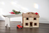 Doll HousesDOLL HOUSE - Amish Handmade Folding Birch Wood Toy - WHITEadultadultsSaving Shepherd