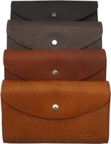 DELUXE LADIES WALLET - Soft Oil Tanned Leather in 4 Colors