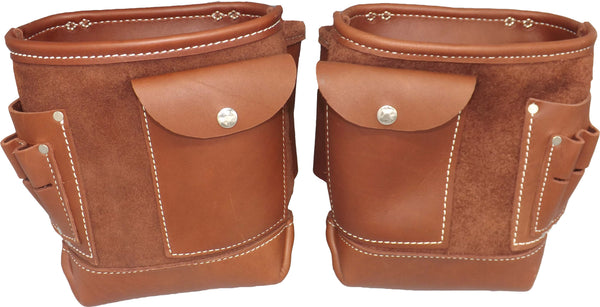 Leather Tool PouchIRONWORKER POUCH - Amish Handmade Left & Right Work Bolt BagsbeltbeltsSaving Shepherd