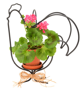 Candle & Plant Stand3-D ROOSTER Large Wrought Iron Plant Stand Candle Holder USA HANDMADEAmish BlacksmithcandleSaving Shepherd