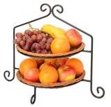 Wrought Iron2 Tier PIE PLATE STAND - Wrought Iron Double Rack Display USA HANDMADEpie rackpie standSaving Shepherd