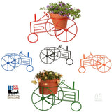 Wrought IronFARM TRACTOR PLANT STAND - Wrought Iron Flower Pot Holder in 5 Finishesdecorflower potSaving Shepherd