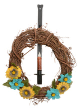 Wreath & Candle HangerWREATH HOOK & CANDLE HOLDER - Wall Mount Wrought Iron Holiday Decor HangerCandleChristmasSaving Shepherd