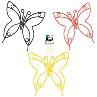 Wrought IronWrought Iron Butterfly Garden Stake - Amish Handmade Lawn Wall Decor in 3 FinsihesbutterfliesbutterflySaving Shepherd