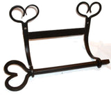 Wrought IronCOUNTRY HEARTS WROUGHT IRON TOILET PAPER TISSUE HOLDER USA Amish BlacksmithaccessoriesaccessorySaving Shepherd