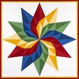 Barn QuiltDAHLIA BARN QUILT - Hand Painted "Sunburst" Designbarn quiltbarn quiltsquilt3' x 3'Saving Shepherd