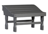 ADIRONDACK CHAIR FOOTREST - 4 Season Maintenace Free Poly Outdoor Ottoman in 19 Colors