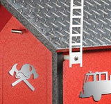 MailboxFIREFIGHTER MAILBOX - Aluminum Diamond Plate First Responder Fire Enginefirefighterfirst responderSaving Shepherd