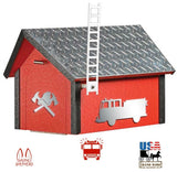 MailboxFIREFIGHTER MAILBOX - Aluminum Diamond Plate First Responder Fire Enginefirefighterfirst responderSaving Shepherd