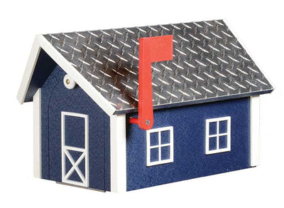 MailboxDELUXE DIAMOND PLATE MAILBOX - Weatherproof 100% Recycled Poly in 14 Colorsbarndiamond plateSaving Shepherd